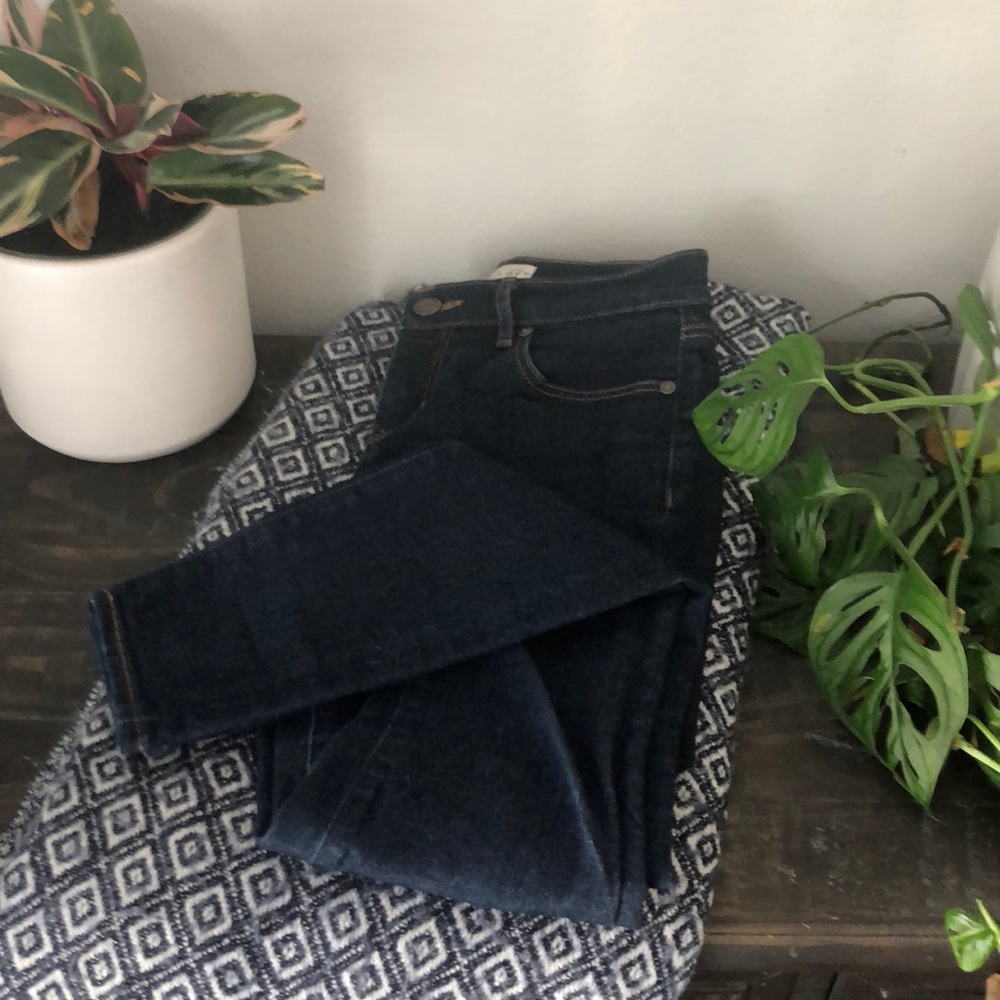 LOFT dark skinny jeans